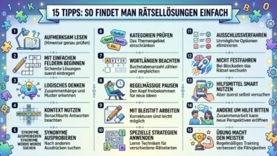 15 Tipps: So findet man Rätsellösungen einfach