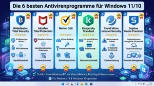 Die 6 besten Antivirenprogramme für Windows 11/10