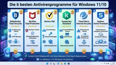 Die 6 besten Antivirenprogramme für Windows 11/10
