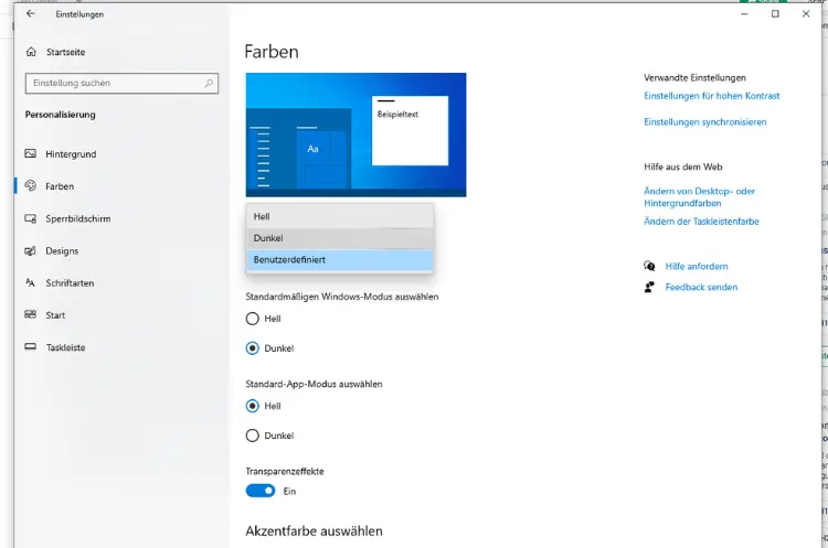 Windows 10 Dunklen Modus Aktivieren Und Anpassen Tippsling