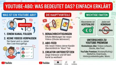 YouTube-Abo: Was bedeutet das? Einfach erklärt