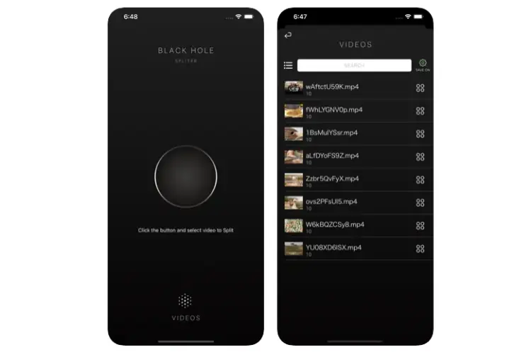 Blackhole Splitter-App herunterladen