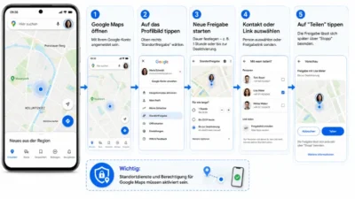 Google Maps: Standort freigeben – Schritt für Schritt erklärt