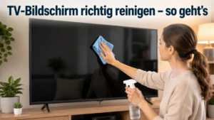 TV-Bildschirm richtig reinigen – so geht’s