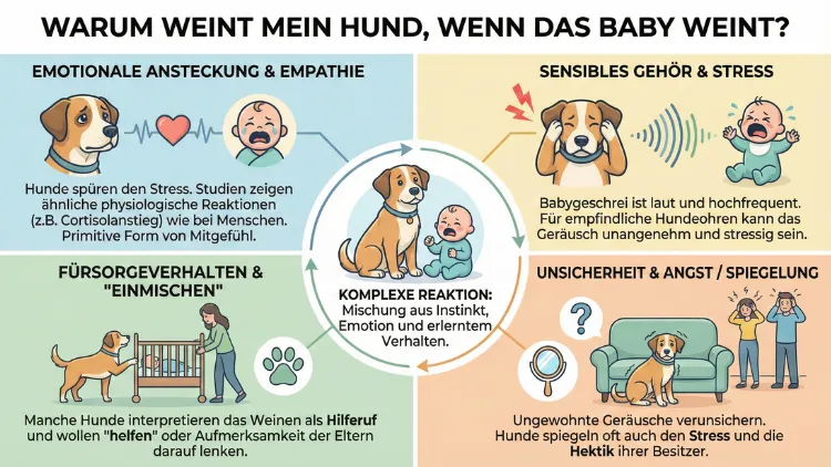Warum weint mein Hund, wenn das Baby weint?