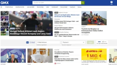 GMX E-Mail-Account Mein Account Postfach Login