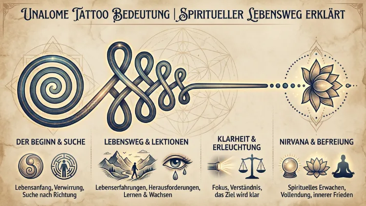 Unalome Tattoo Bedeutung | Spiritueller Lebensweg erklärt