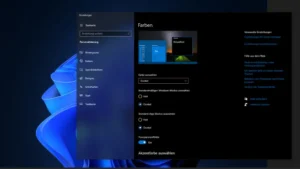 Wechseln Sie zu einem dunklen Hintergrund – Windows 1110