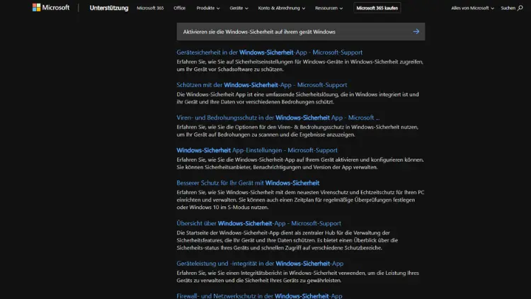 Aktivieren sie die Windows-Sicherheit auf ihrem gerät Windows