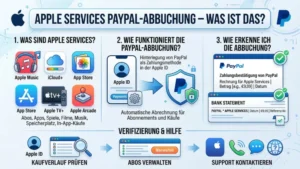 Apple Services PayPal-Abbuchung – was ist das?