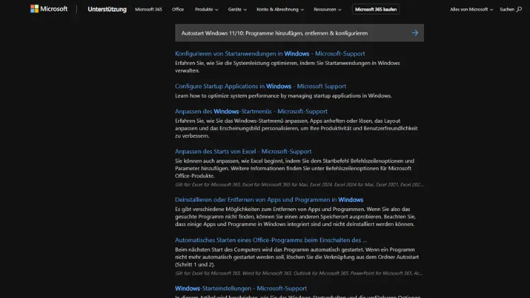 Autostart Windows 1110 Programme hinzufügen, entfernen & konfigurieren