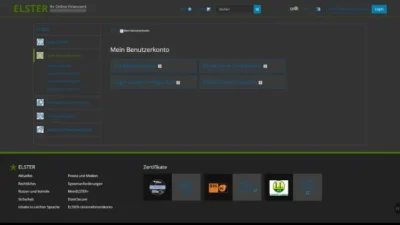 ELSTER Mein Benutzerkonto - ELSTER Portal Login
