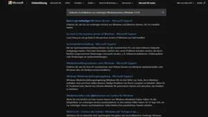 Einfaches Zurückkehren zur vorherigen Windowsversion | Windows 11/10