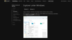 Hilfe zum Explorer in Windows 11 – Tipps und Tricks