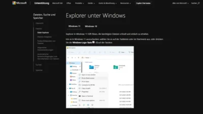 Hilfe zum Explorer in Windows 11 – Tipps und Tricks