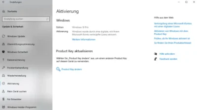 Ist ihr Windows aktiviert - Windows Aktivierung prüfen