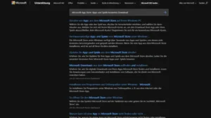 Microsoft App Store Apps und Spiele kostenlos Download