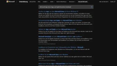 Microsoft App Store Apps und Spiele kostenlos Download