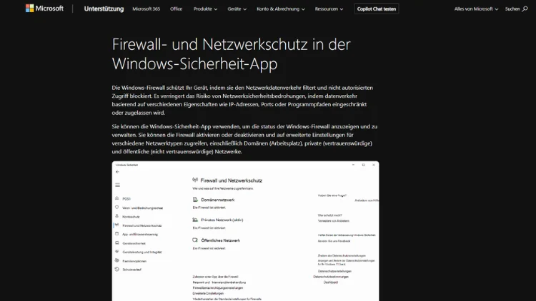 Microsoft Edge durch Firewall zulassen Windows 11 und 10