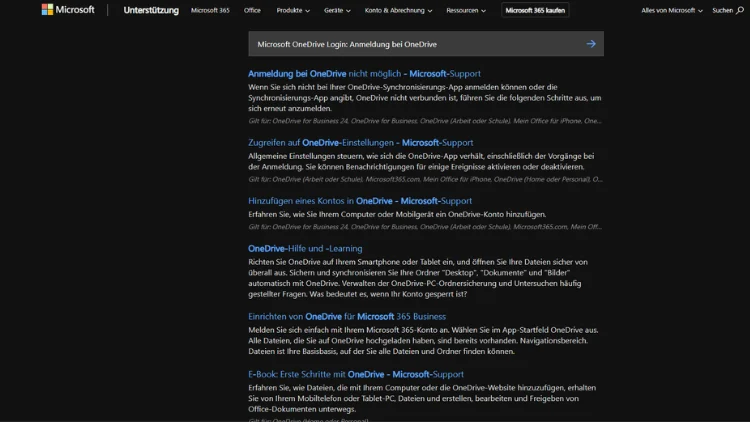 Microsoft OneDrive Login Anmeldung bei OneDrive - Guide