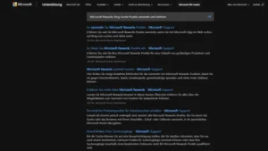 Microsoft Rewards Bing-Suche-Punkte sammeln und einlösen (1)