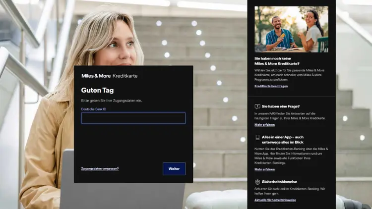 Miles & More Kreditkarte Login – Online-Zugang & Services