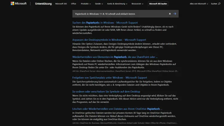 Papierkorb in Windows 11 & 10 schnell und einfach leeren