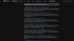 Patchday November 2025 Sicherheitsupdates für Windows 1110
