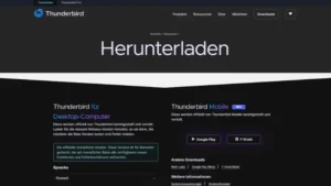 Thunderbird Windows 11 und 10 – Download & Anleitung