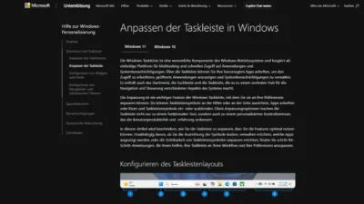 Windows 11 & 10 Lieblingskontakte an Taskleiste anheften