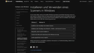 Windows 11 & 10 Scannen und Speichern - so geht’s