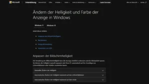Windows 11 Display-Helligkeit automatisch einstellen