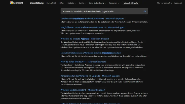 Windows 11 Installation Assistent download - Upgrade Hilfe