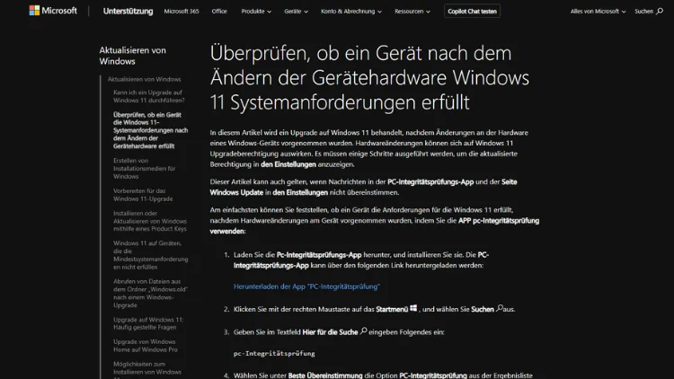 Windows 11 Kompatibilität prüfen – So testen Sie Ihr System