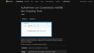 Windows 11 Screenshot erstellen – So funktioniert es einfach
