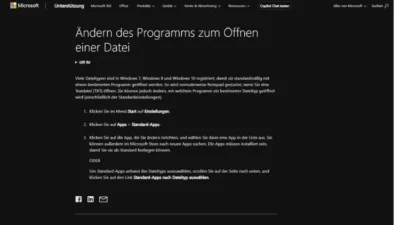 Windows 11 Standardanwendungen für Dateitypen ändern