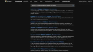Windows 11 Widgets hinzufügen, anpassen und löschen