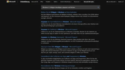Windows 11 Widgets hinzufügen, anpassen und löschen