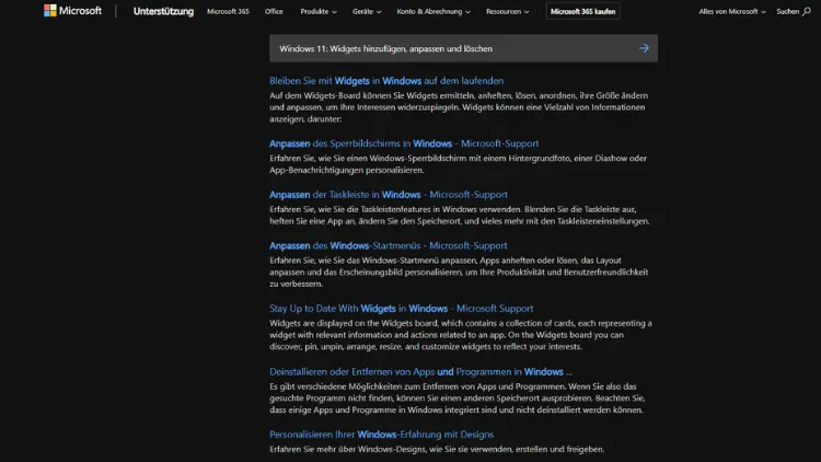 Windows 11 Widgets hinzufügen, anpassen und löschen