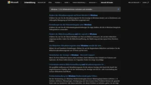 Windows 1110 Bildwiederholrate verändern und einstellen