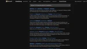 Windows 1110 Bluetooth aktivieren & deaktivieren
