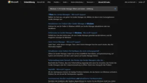 Windows 1110 Geräte-Manager öffnen und starten - Anleitung