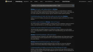 Windows 1110 SoundproblemeAudioprobleme beheben - Guide