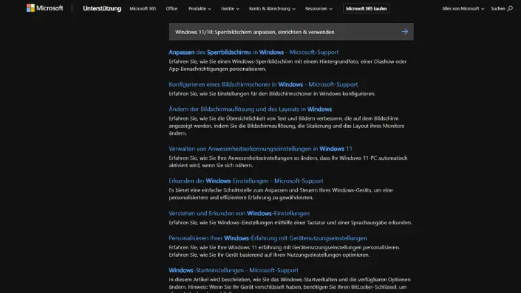 Windows 1110 Sperrbildschirm anpassen, einrichten & verwenden