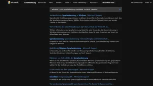 Windows 1110 Spracherkennung einrichten, nutzen & trainieren