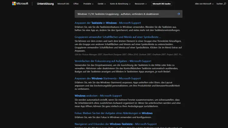 Windows 1110 Taskleiste Gruppierung - aufheben, verhindern & deaktivieren
