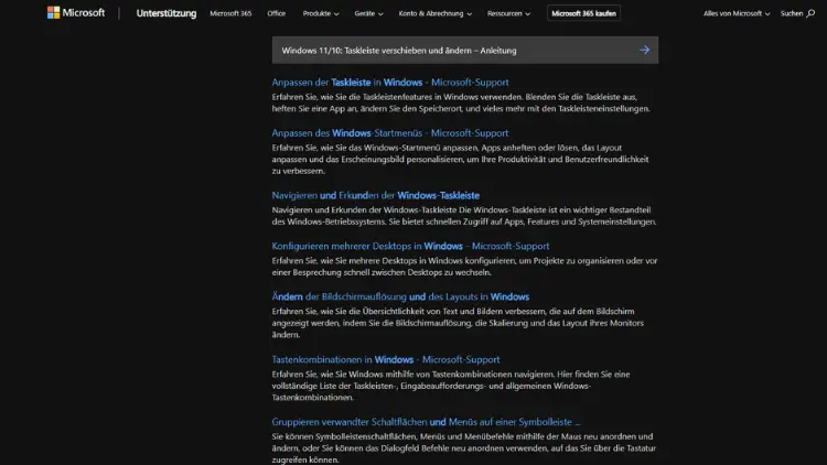 Windows 1110 Taskleiste verschieben und ändern – Anleitung