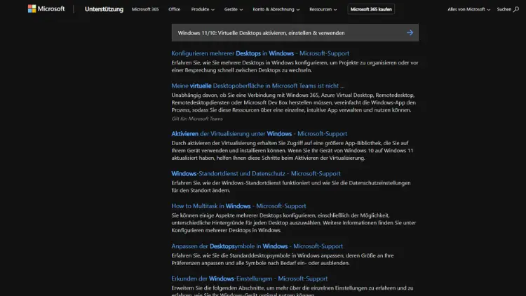 Windows 1110 Virtuelle Desktops aktivieren, einstellen & verwenden