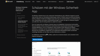 Windows Security Windows-Sicherheitscenter in Windows 1110