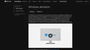 Windows mit Product Key Windows 11 und 10 aktivieren